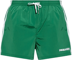 embroidered logo swim trunks