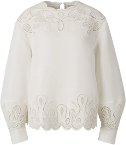 broderie-anglaise blouse