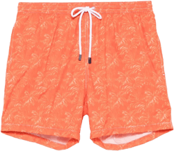 palm tree-print swim shorts