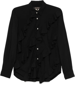 ruffled blouse