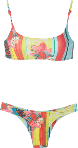 printed bikini set