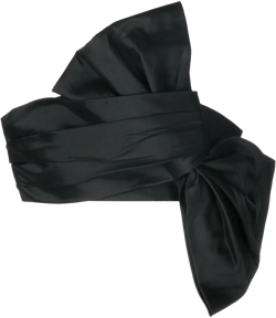 cropped bow tube top