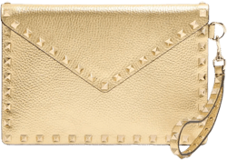 Rockstud clutch bag