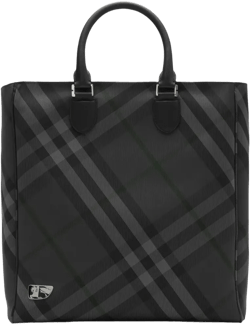 Grid tote bag