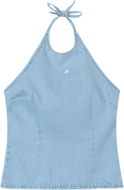 denim top