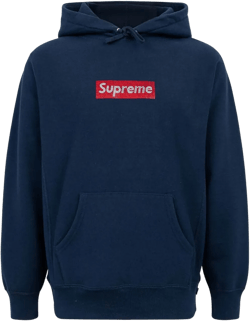 x Swarovski box logo hoodie