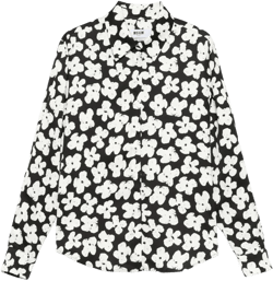 floral-print shirt  