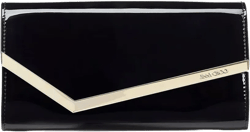Emmie patent leather clutch bag