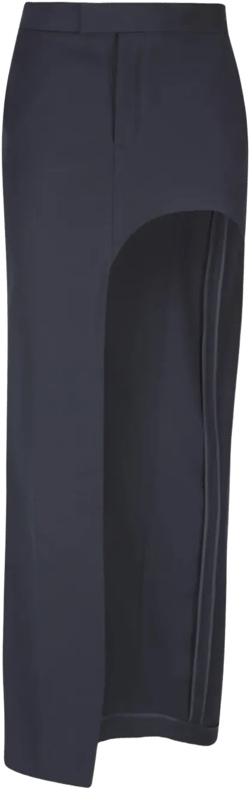 high-waisted skirt