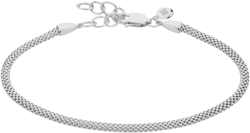 Heirloom woven fine chain bracelet