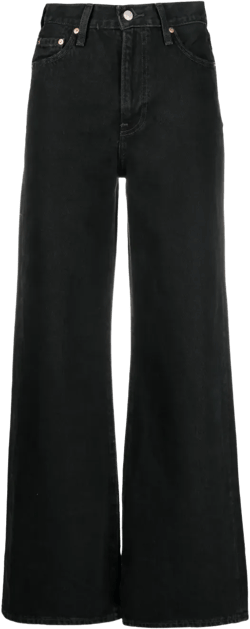 Ribcage high-waisted wide-leg jeans