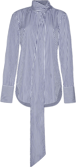 Lee striped poplin blouse
