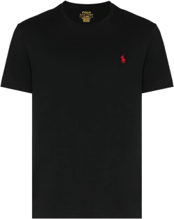 logo-embroidered cotton T-shirt