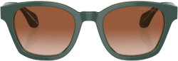 logo-print oversize-frame sunglasses 