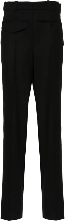 twill tapered trousers