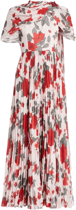 floral maxi dress