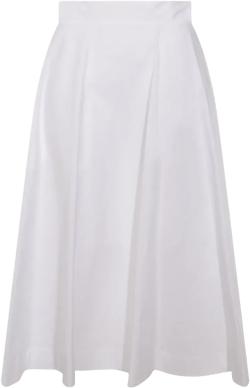 cotton midi skirt 