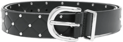 quilted leather belt