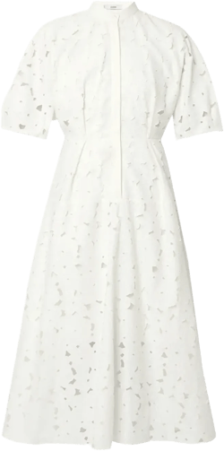 short-sleeve midi dress