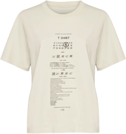 Care Label-print cotton T-shirt 