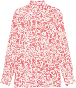 tropical-print shirt