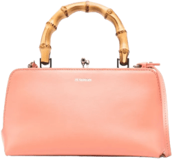 Goji bamboo-handle tote bag
