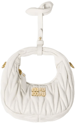 Wander matelassé micro bag