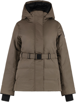 Canada Goose Women's Brown Mckenna Hooded Short Down Jacket