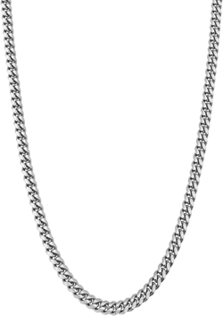 Oradina Mens In Command Cuban Chain in Sterling Silver