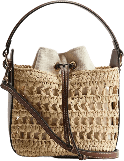 Straw Crossbody Bag