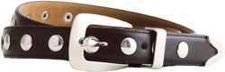Americana Leather Studded Belt