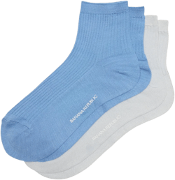 Silk-Blend Ankle Sock 2-Pack