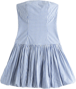 Bubble Hem Mini Dress