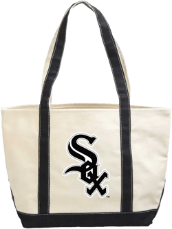 LOGO BRANDS Chicago White Sox Canvas Tote Bag