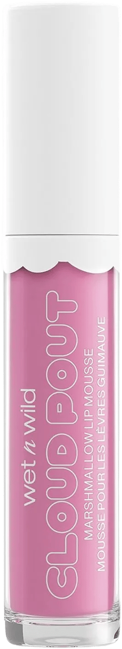 wet n wild Liquid Lipstick Cloud Pout Marshmallow, Pink Cotton Candy Skies | Matte Lip Cream Mousse | Argan Oil | Vitamin E Pink Cotton Candy Skies 1 Count (Pack of 1)
