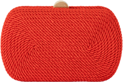 Olga Berg Martina Rope Clutch