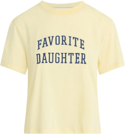 Favorite Daughter Cropped Collegiate Tee