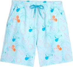 Men&#39;s Mickey Mouse Swim Trunks - Blue S - Disney Store