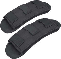 Tactical Plate Carrier Shoulder Pads, 2 Pack Shoulder Strap Pad Backpack Strap Cushion Pads Vest Shoulder Pads Bag Strap Pad Backpack Accessories Fit Up to 3.1" Strap Black