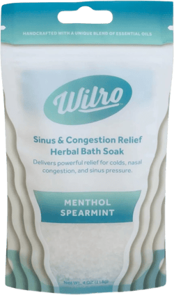 Wilro Soothing, Aromatic Bath Salts, 3 Pack, Menthol Spearmint (Menthol Spearmint)