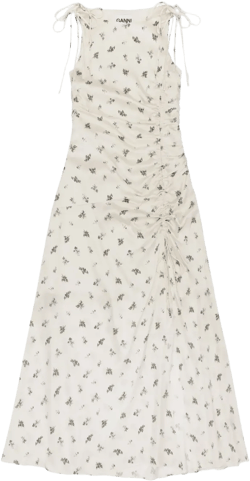 floral-print dress