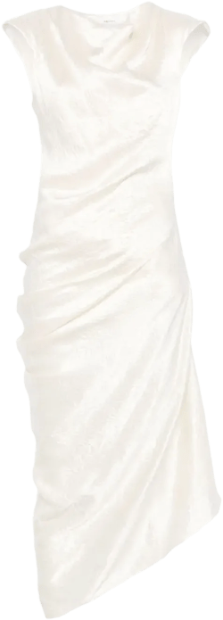 asymmetric midi dress