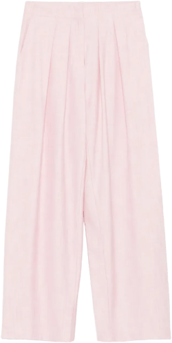pleat-detail trousers