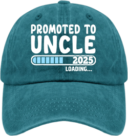 New Uncle Est 2025 New Mom 2025 I'm Promoteds to Uncle 2025 Womens Baseball Cap Sport Caps for Men's Running Caps Trendy