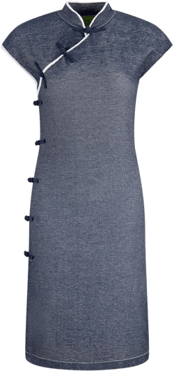 Qipao midi dress