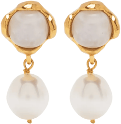 The Moonlight Capture pearl earrings
