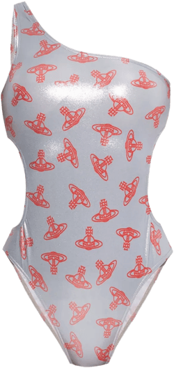 Orb-print swimsuit 