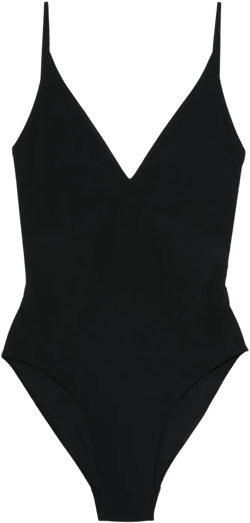 plunging V-neck swimsuit 