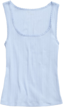 Aerie Ribbed Scoop Neck Tank Top