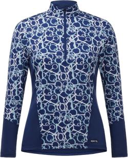 Kerrits Women's Balance Ice Fil Long Sleeve Horse Riding Shirt – Light, Cooling Equestrian Summer Top, UPF 30 Sun Protection : Clothing, Shoes & Jewelry